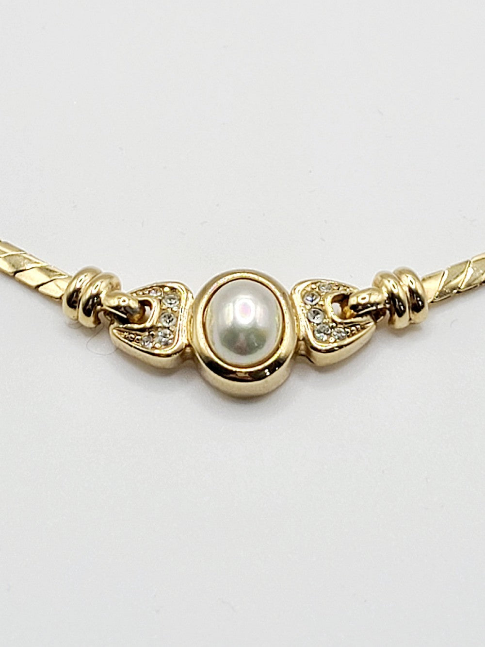 Dior Germany Pearl Gold Plated Designer Choker