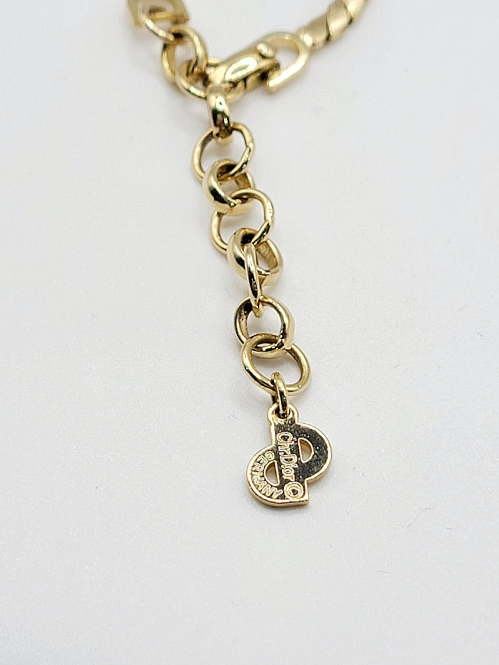 Dior Germany Pearl Gold Plated Designer Choker