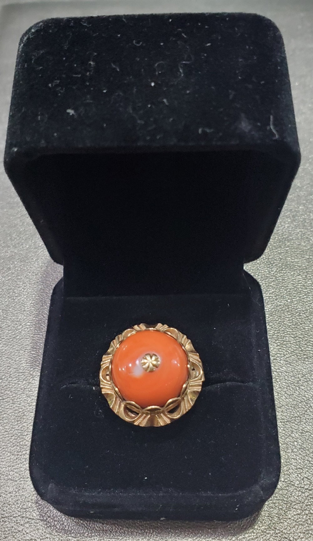 Coral 14ct Rose Gold Dress Ring