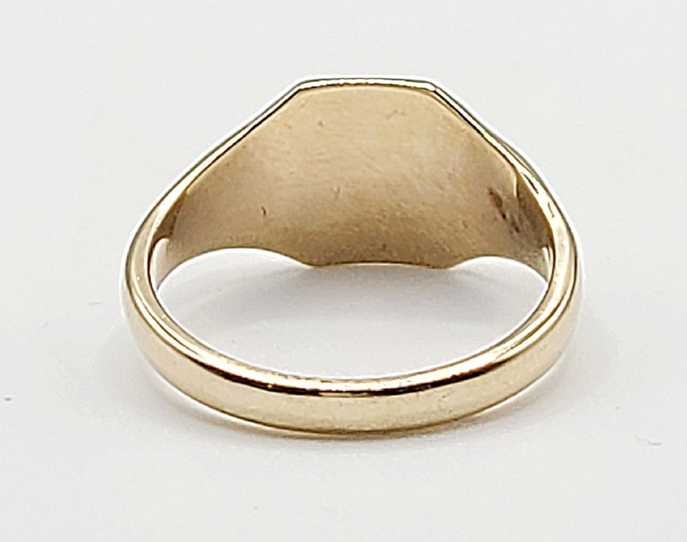 Art Deco 9ct Signet Ring (T1/2)