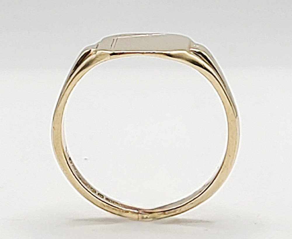 Art Deco 9ct Signet Ring (T1/2)
