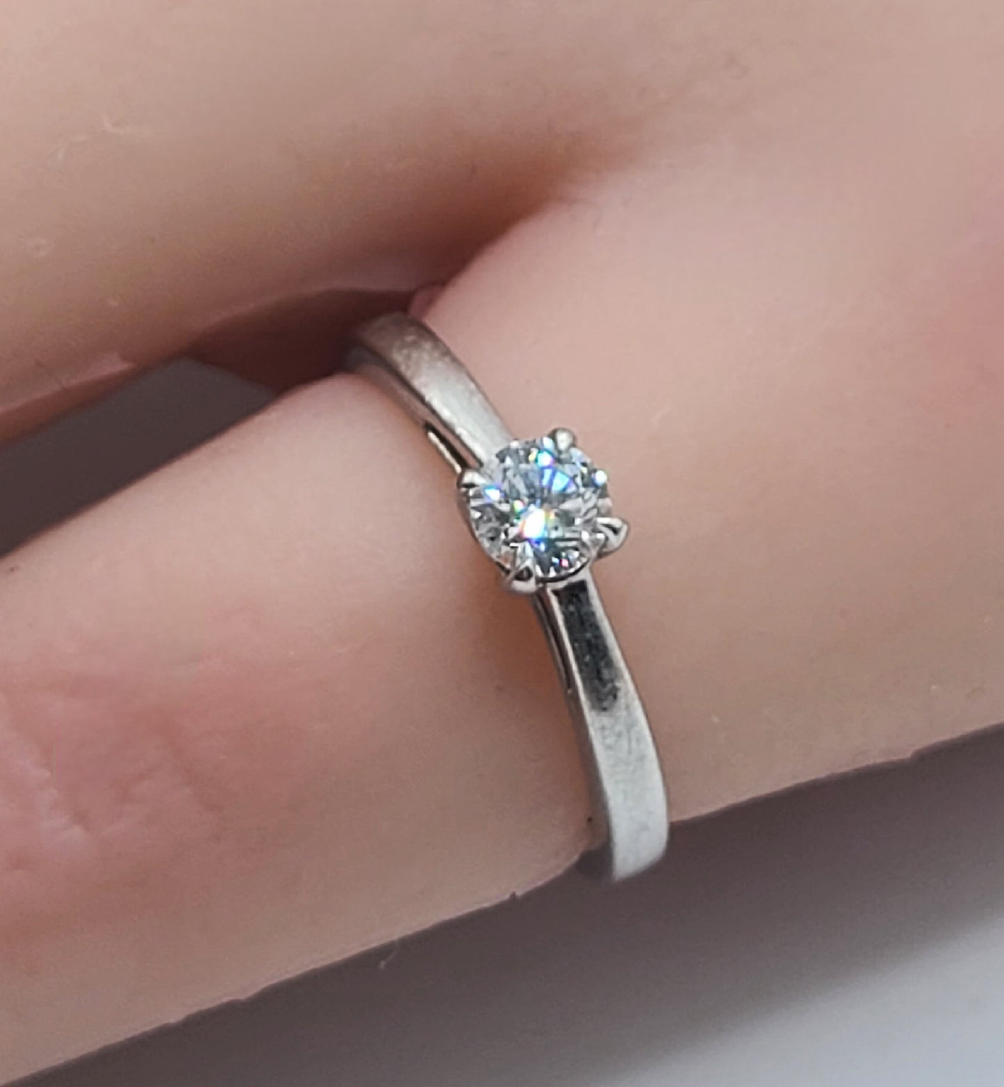Mappin & Webb Diamond Solitaire 0.25ct Platinum Ring