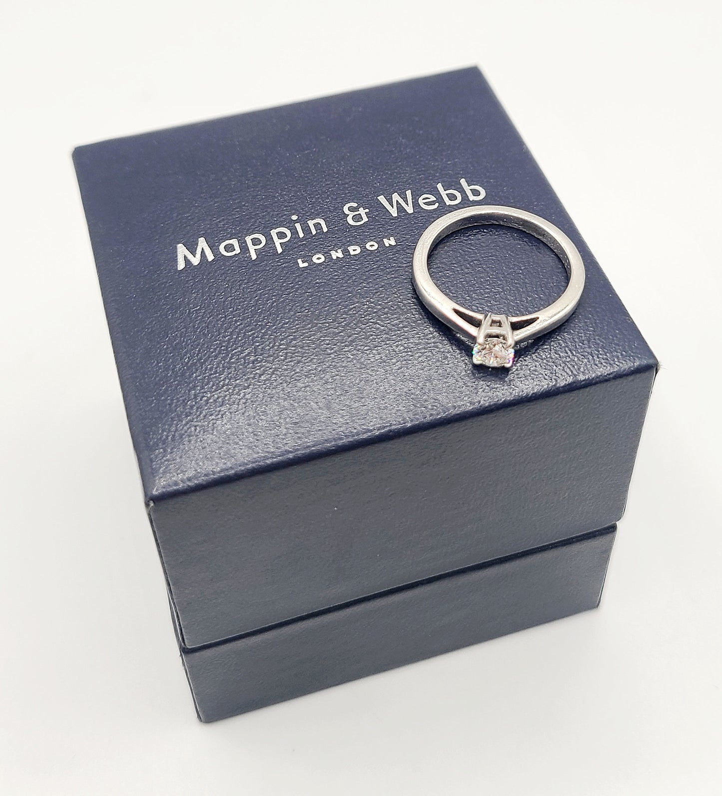 Mappin & Webb Diamond Solitaire 0.25ct Platinum Ring