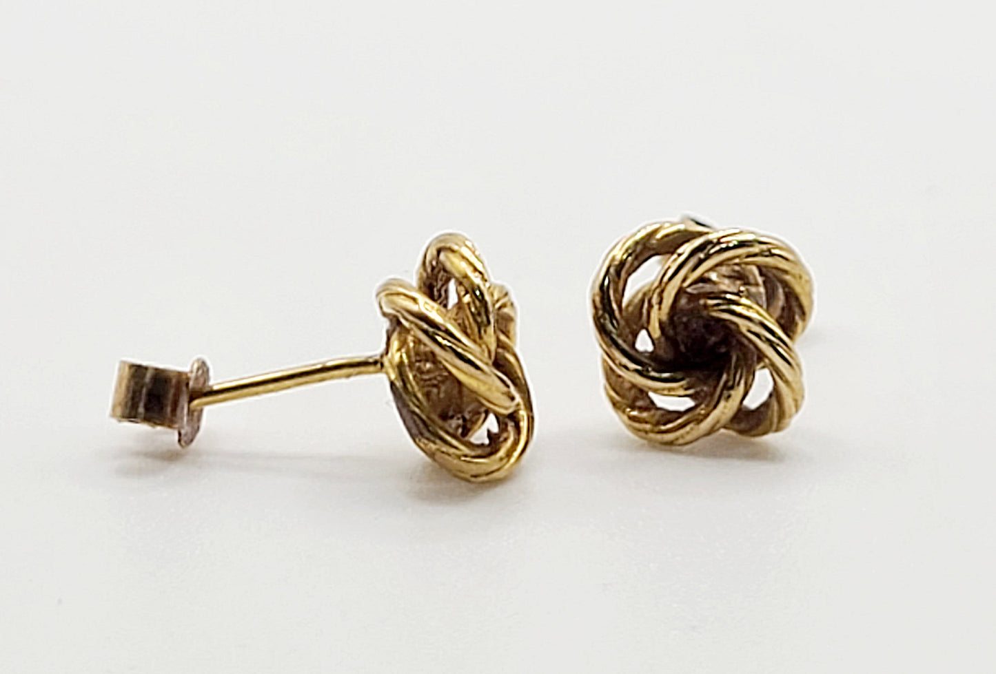 9ct Gold Stud Cluster Earrings