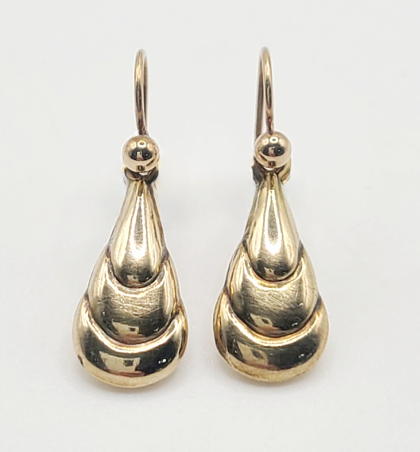 9ct Gold Teardrop Earrings