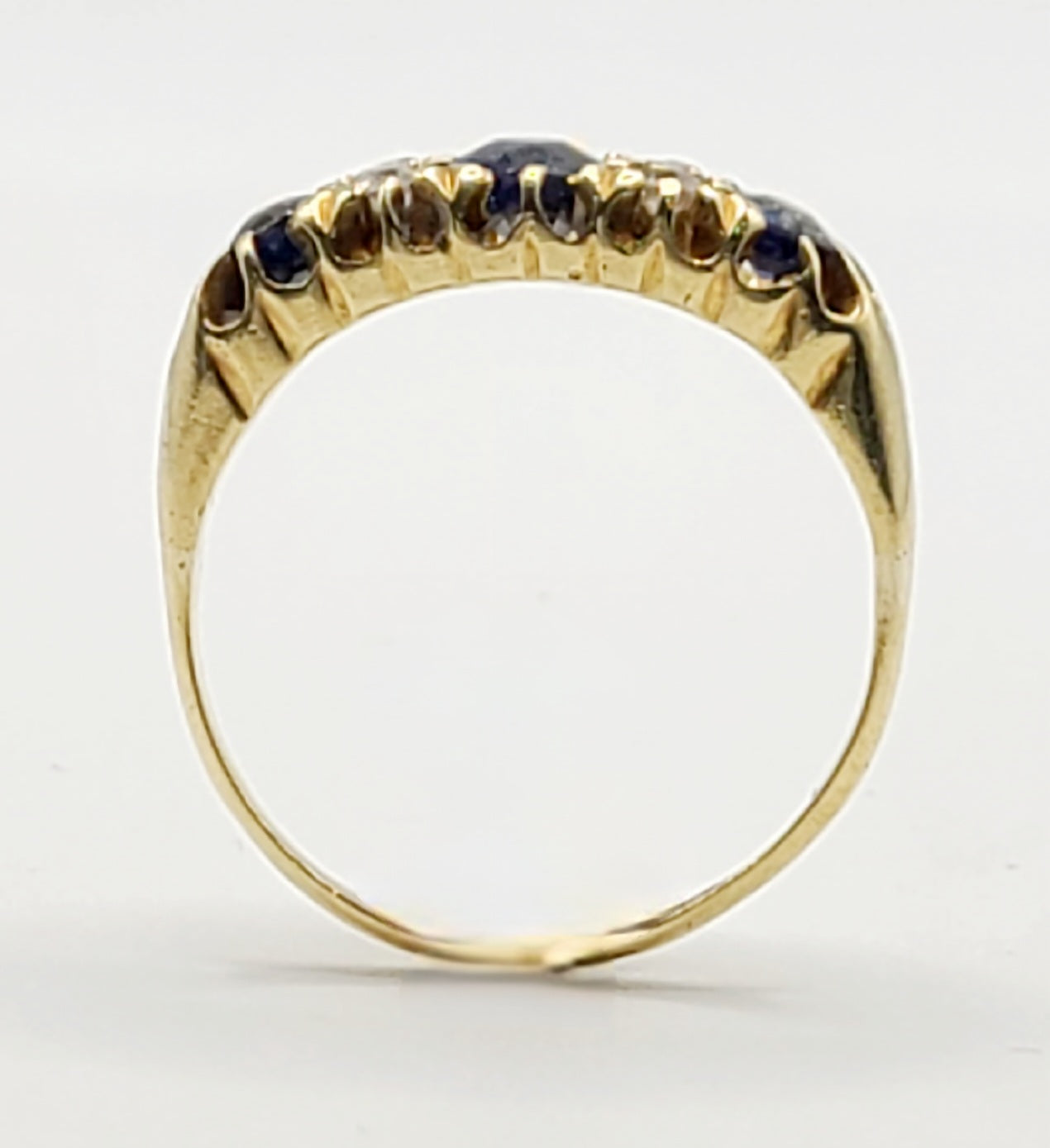 Victorian Sapphire & Diamond Ring c1880