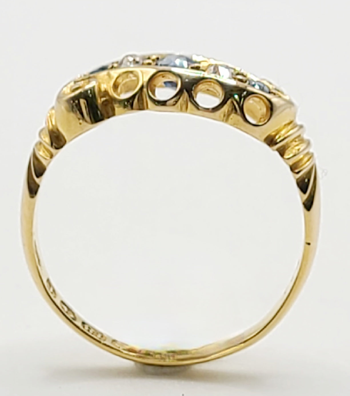 Edwardian Sapphire & Diamond 18ct Gold Ring