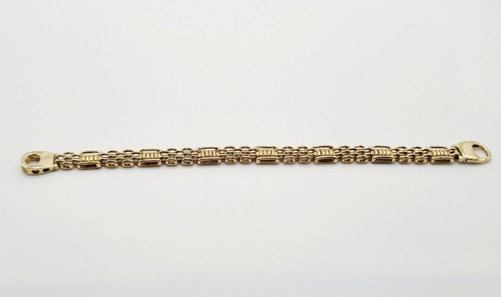 Panther Link Bracelet 9ct Gold