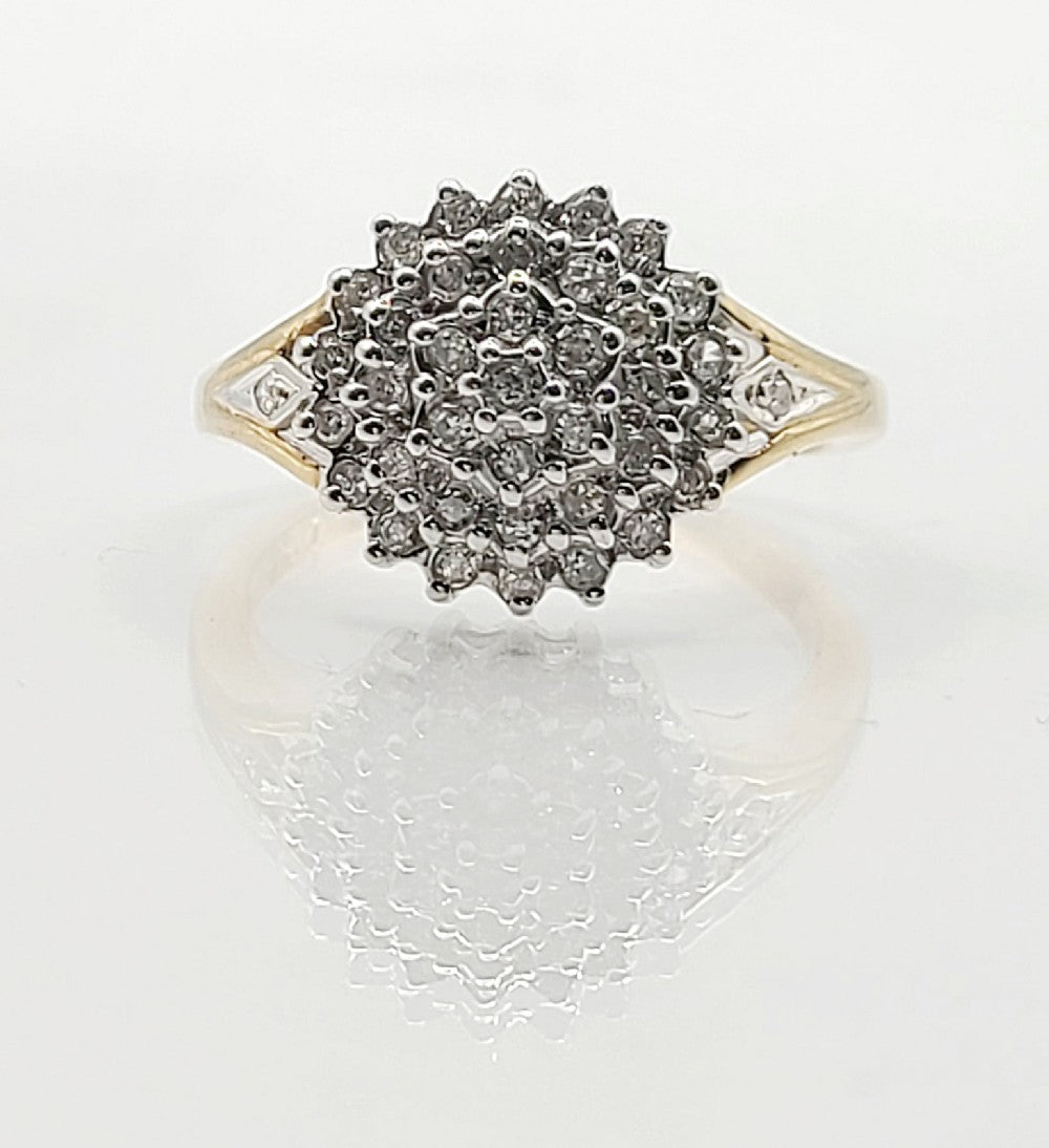 Diamond 0.25ct Cluster Ring (M)