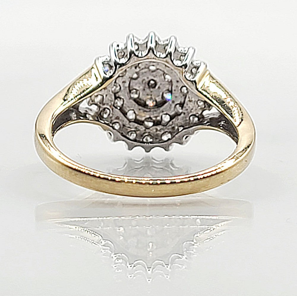 Diamond 0.25ct Cluster Ring (M)