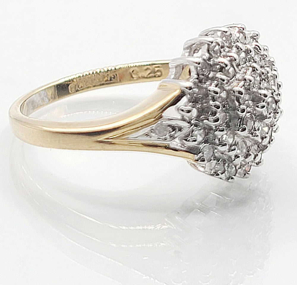 Diamond 0.25ct Cluster Ring (M)