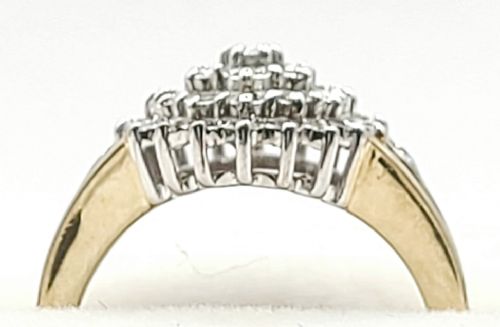 Diamond 0.25ct Cluster Ring (M)