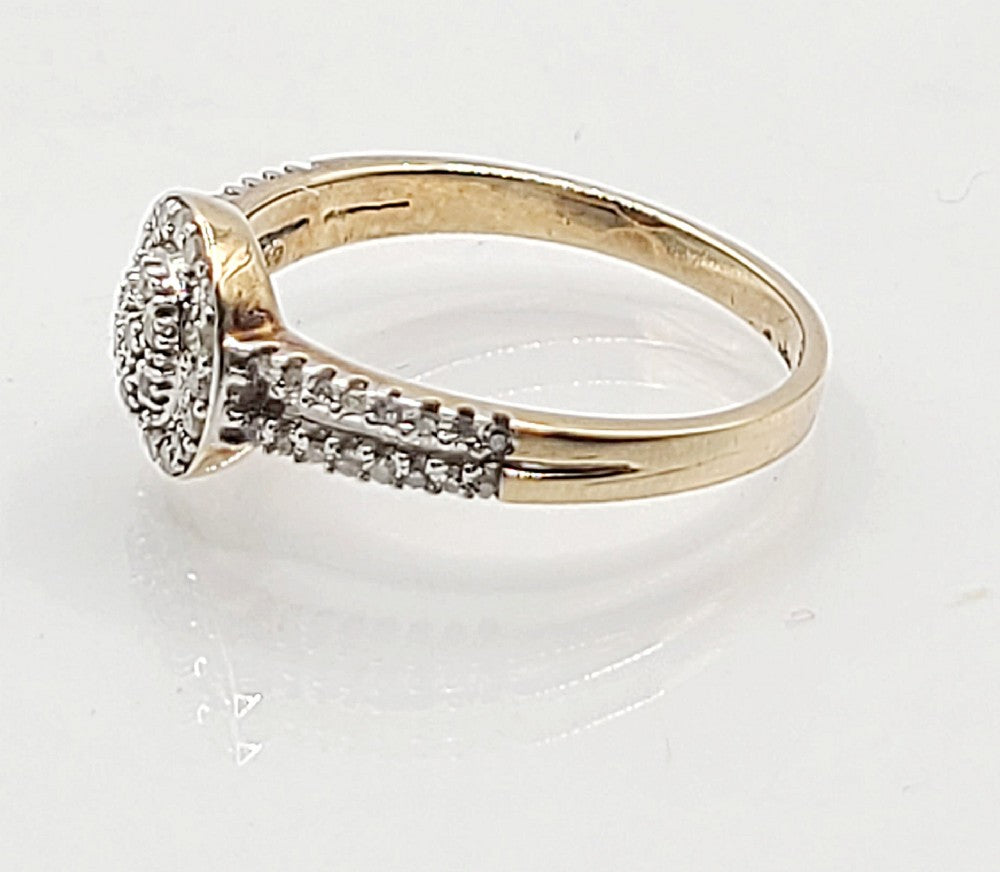 Diamond Target Ring