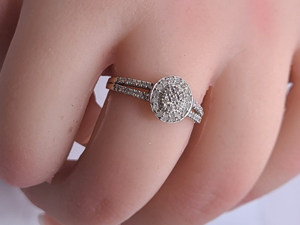 Diamond Target Ring