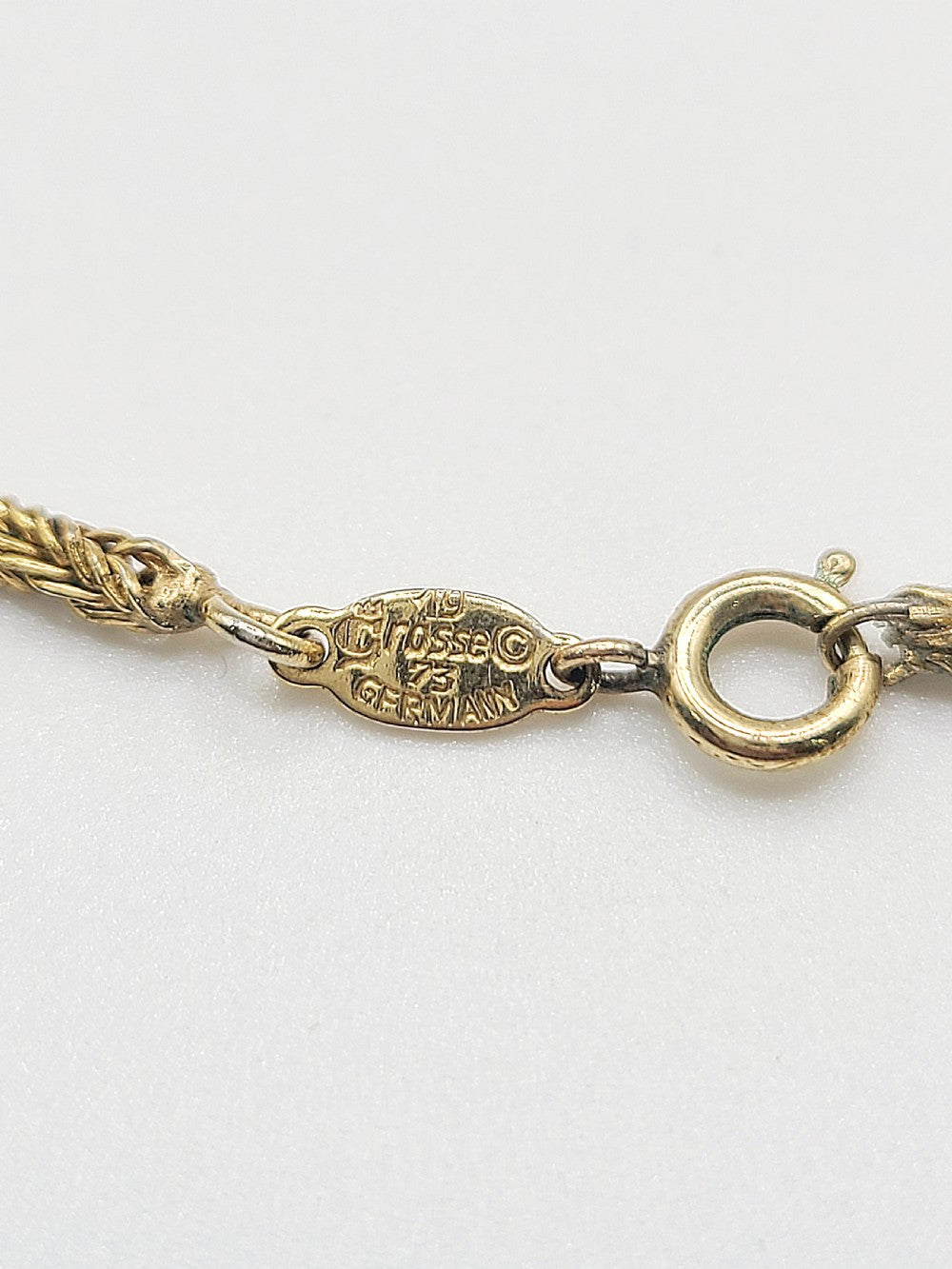 Dior (Grosse Germany) Gold Plated Rope Necklace