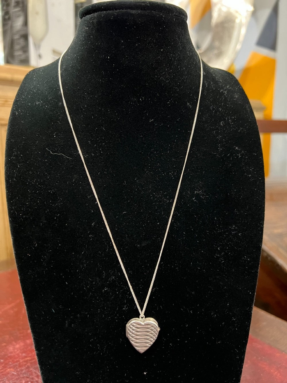 Sterling Silver Locket & Chain