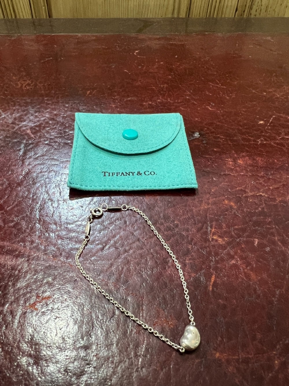 Tiffany & Co Elsa Peretti Silver Bean Bracelet