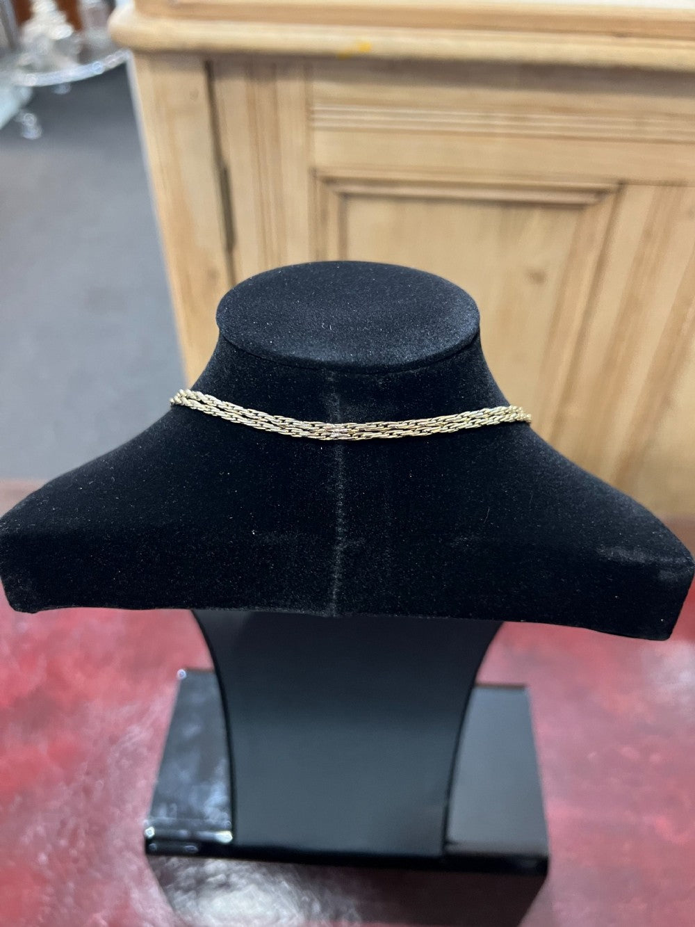 Dior Long 80" Gold Tone Rope Chain