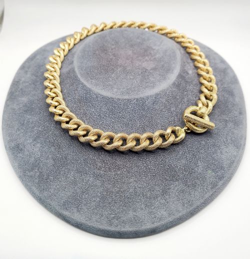 Dior Heavy Gold Plated Necklace
