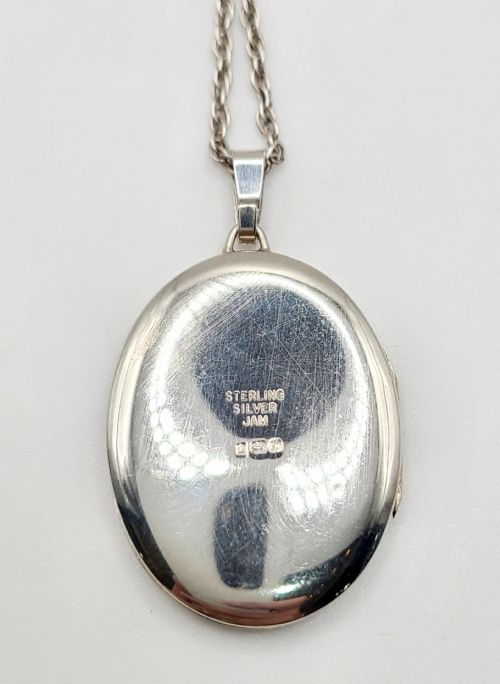 Sterling Silver Locket & Chain