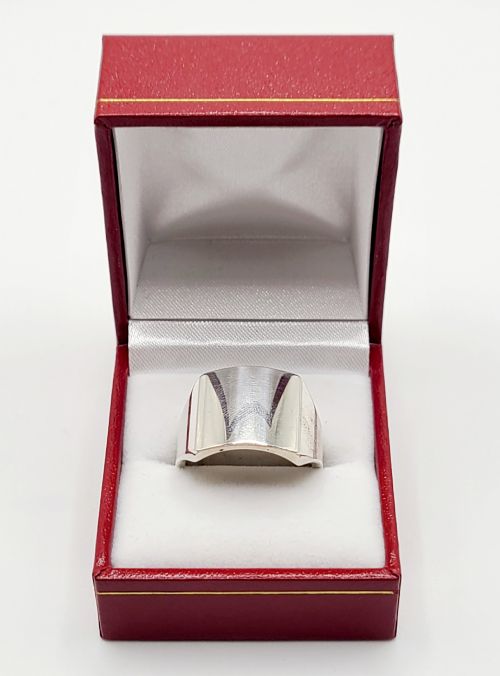 Heavy Silver Signet Ring (T1/2)