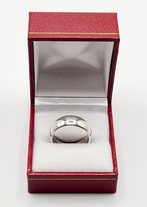 Heavy Hallmarked Silver Band (R1/2)