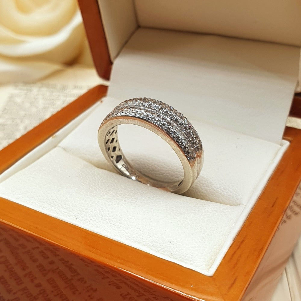 0.53ct Diamond & White Gold Ring