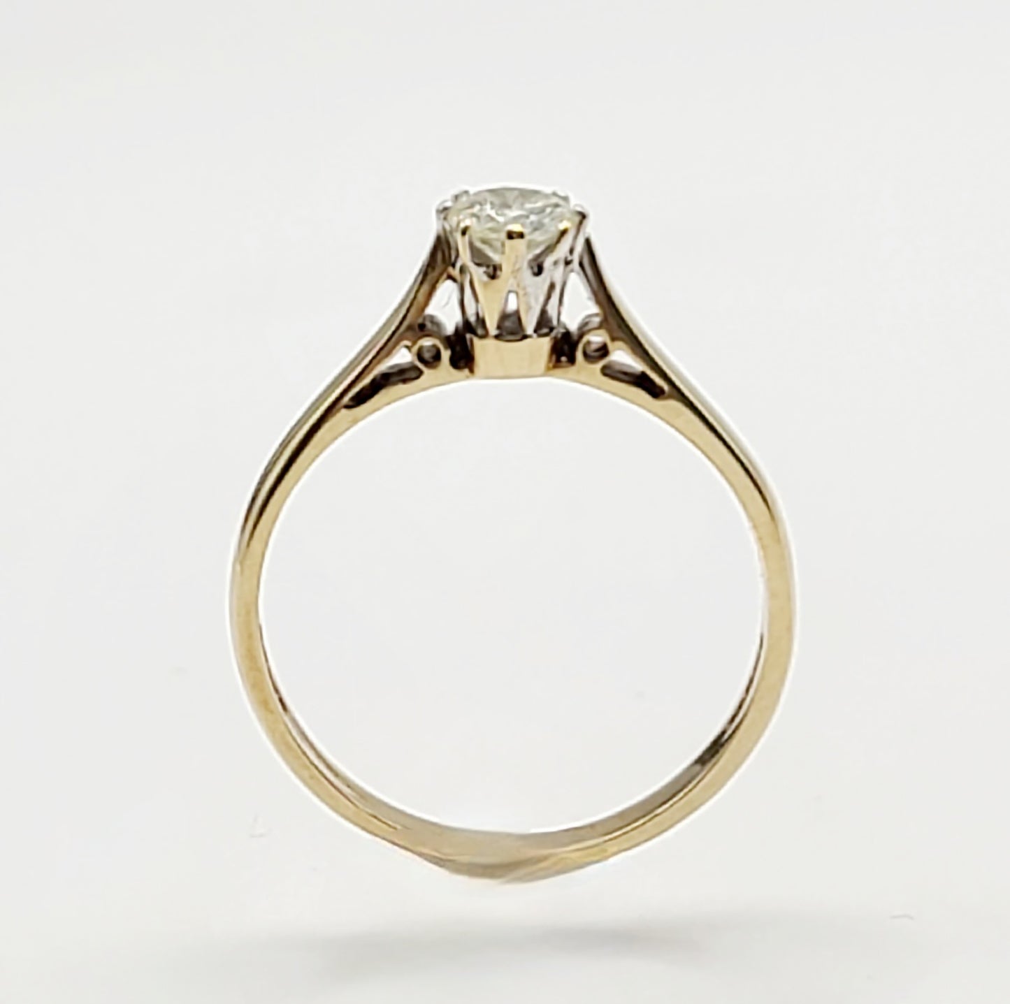 18ct Diamond Solitaire Ring London pre 1975