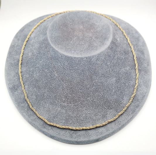 Dior (Grosse Germany) Gold Plated Rope Necklace