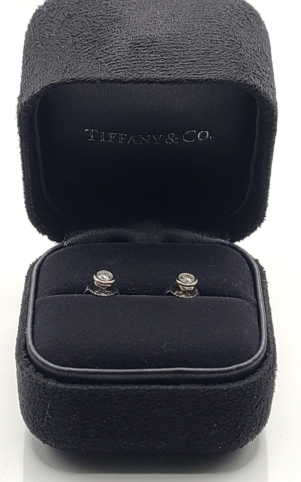 Tiffany & Co Diamond (0.16ct) & Platinum Stud Earrings