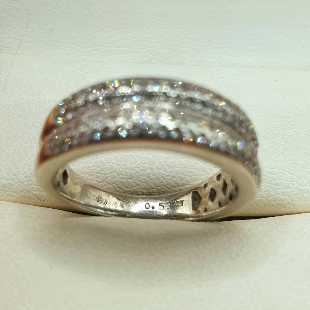 0.53ct Diamond & White Gold Ring