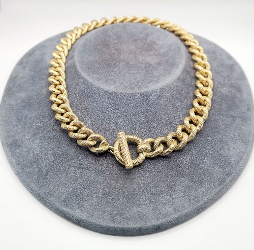 Dior Heavy Gold Plated Necklace