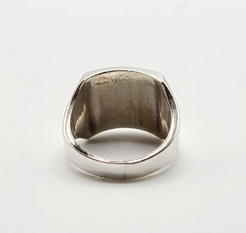 Heavy Silver Signet Ring (T1/2)